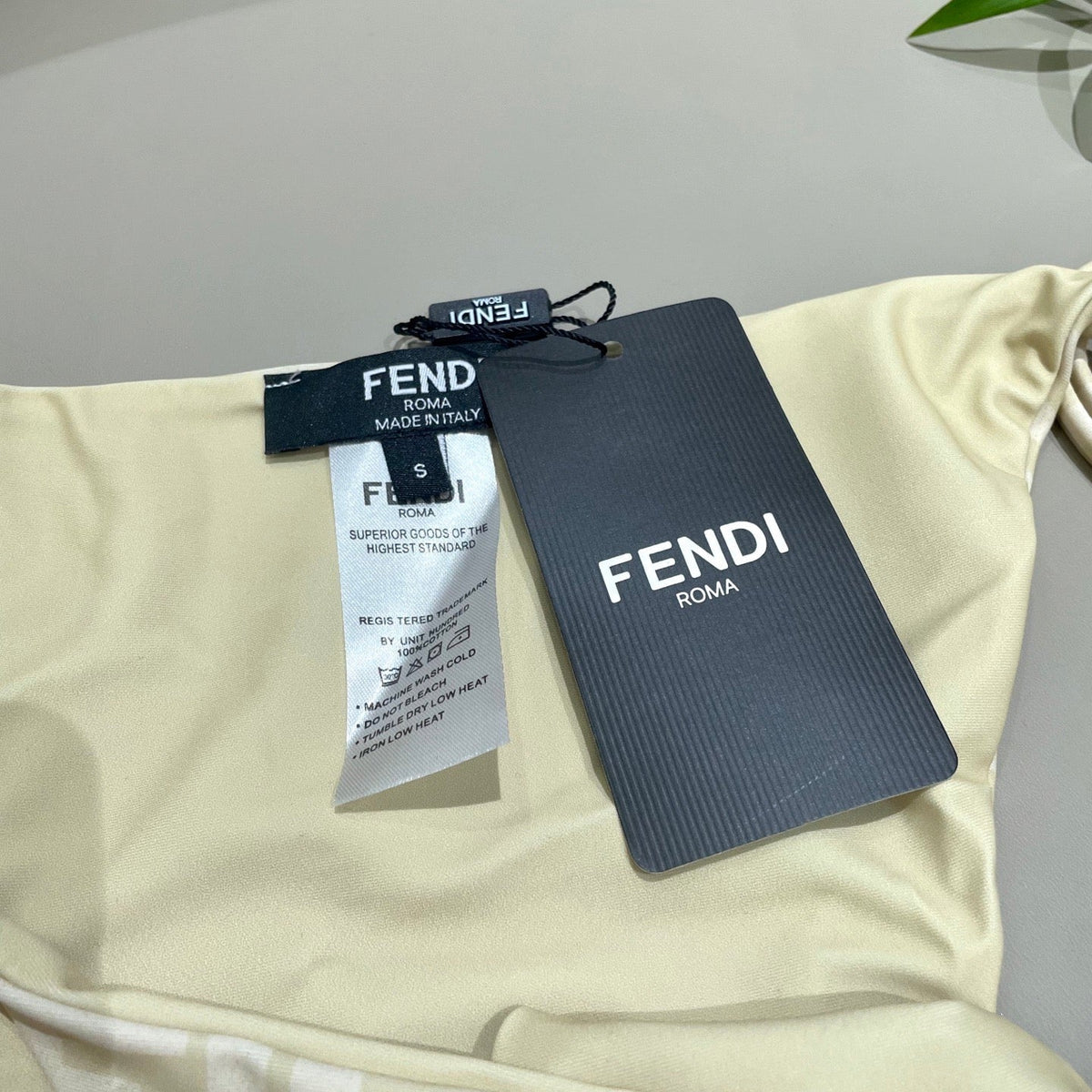 FF Swimsuit Beige Polyamide 180511