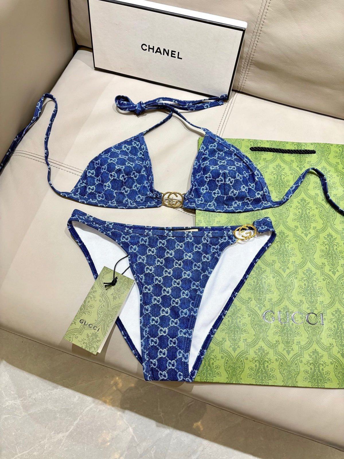 GG 26s Swimsuit Blue Navy Polyamide 243570