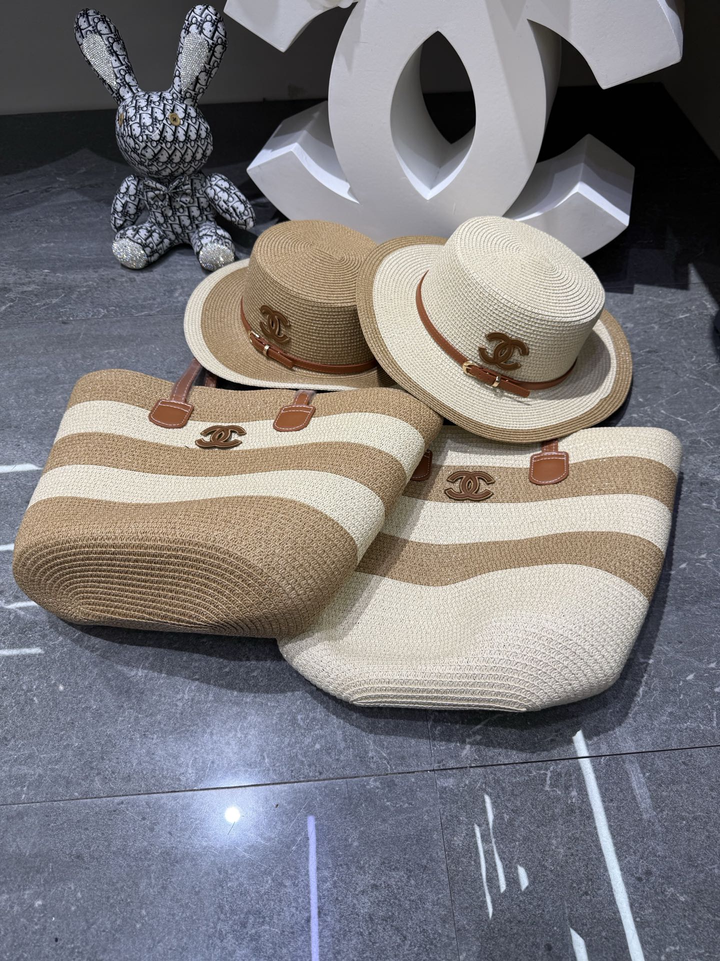 CC Tote Bag & Hat Set Plant Grass 209737