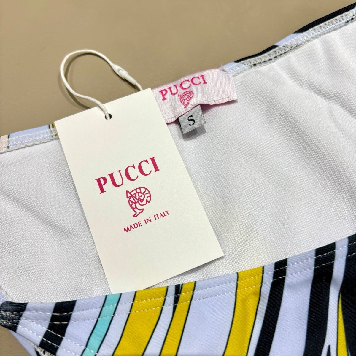 Pucci Printed Two-Piece Bikini Multicolor Cotton Blend 155431