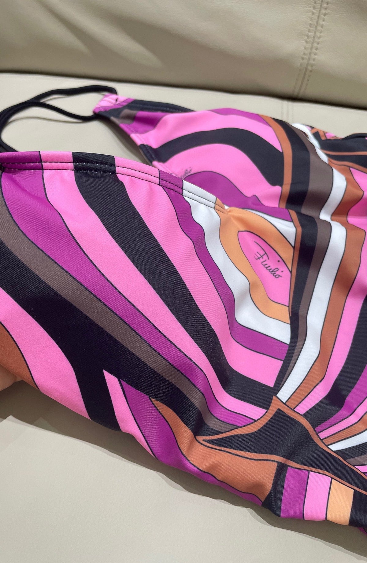 Pucci One-Piece Swimsuit Cotton Blend 149637