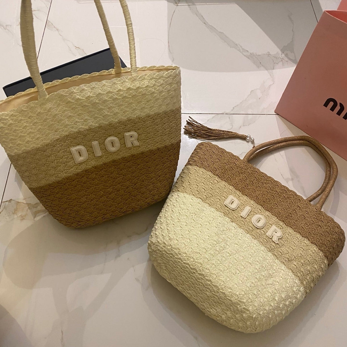 CD Tote Bag & Hat Set Plant Grass 210817