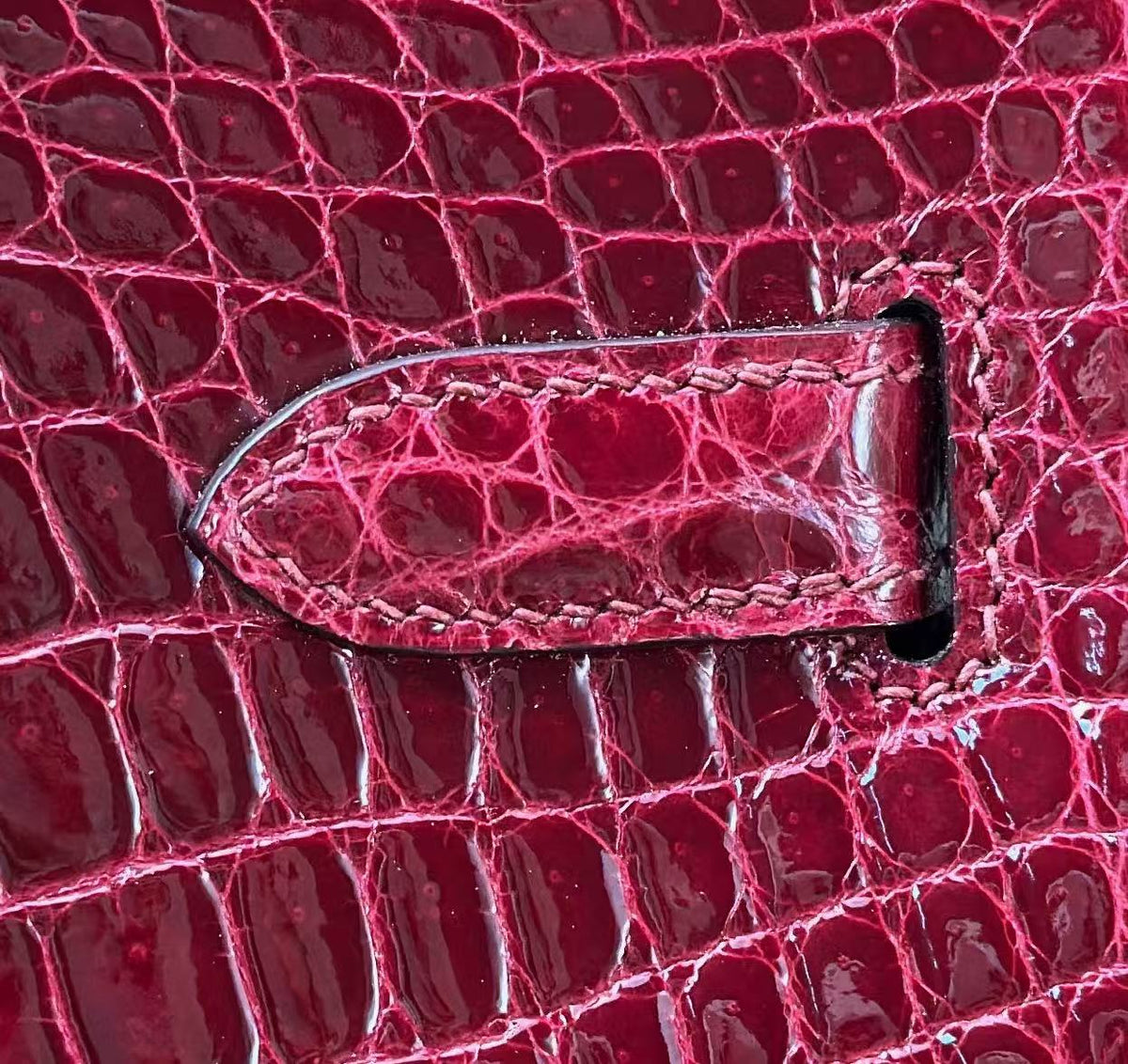 HM Birkin 25cm Deep Red Shiny Crocodile (15 day for production)