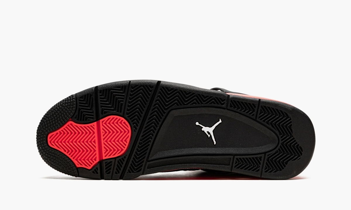 Air Jordan 4 Retro “Red Thunder” Sneakers - Cushioned Stride