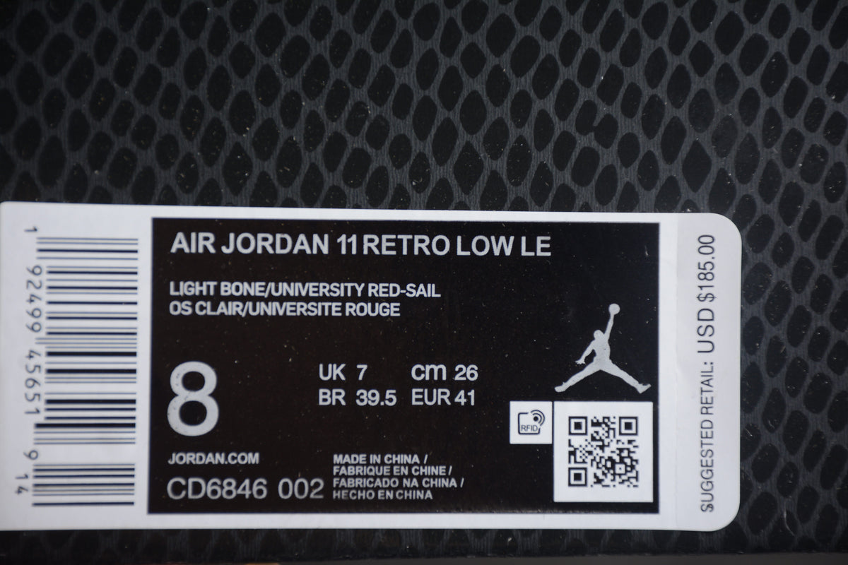 AJ 11 Low Snake