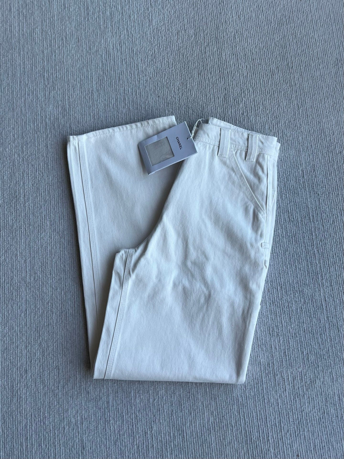 Chanel 2026 Jean Blue and White Cotton 360032