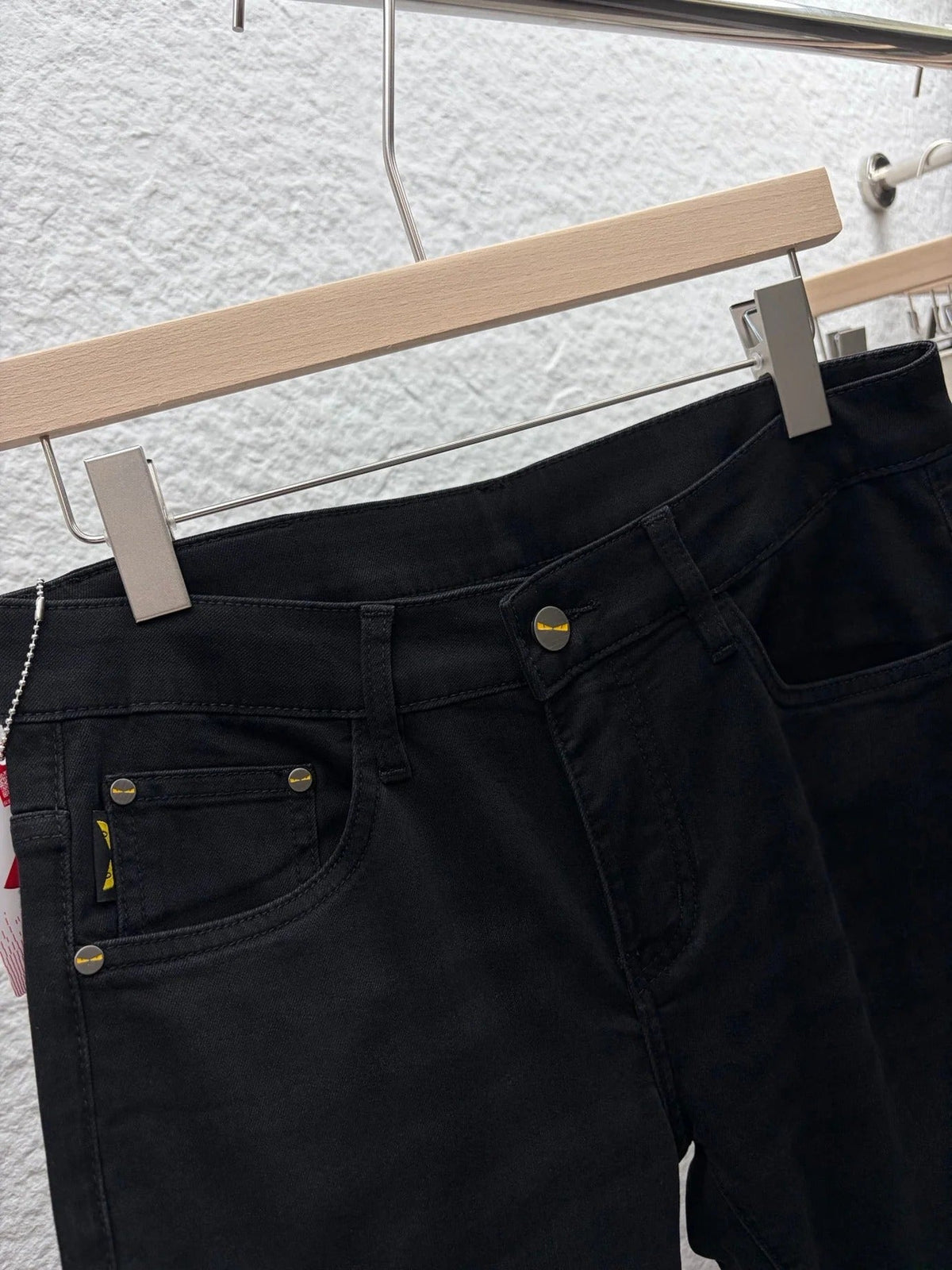 Fendi 2026 Men's Jeans Black Denim 738166