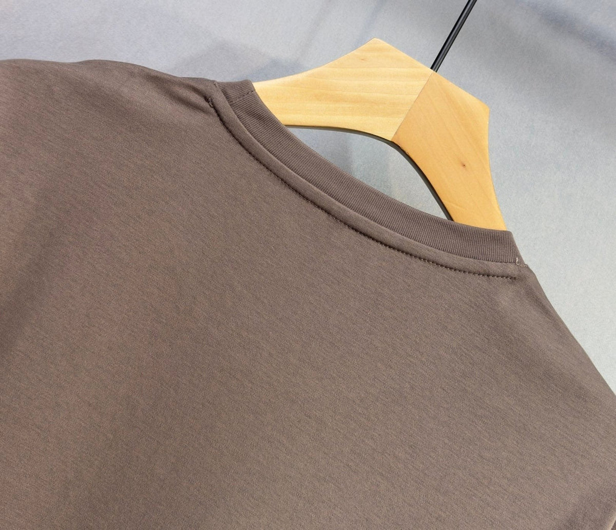 Fendi 2026 Men's Short-Sleeve T-Shirt Brown Cotton 737223