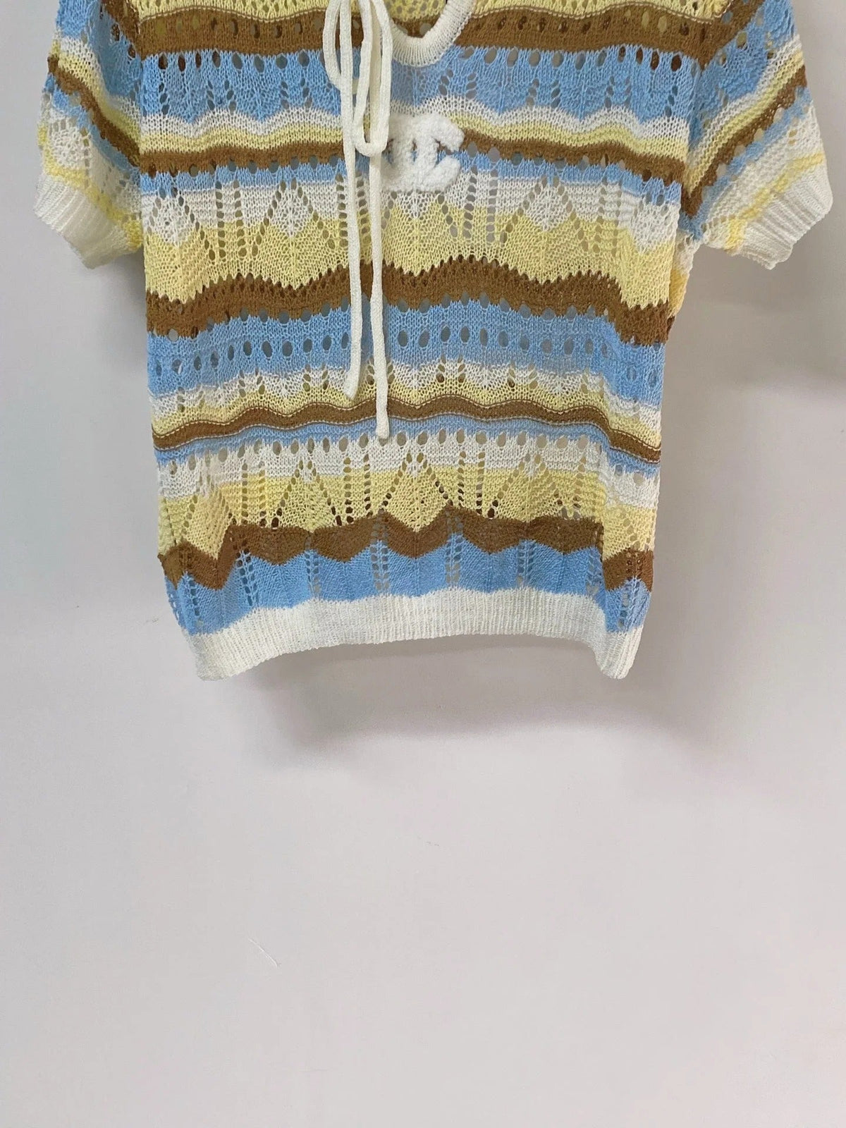 Chanel Short-Sleeve T-Shirt Multiple Color in Nitrile Cotton 283202