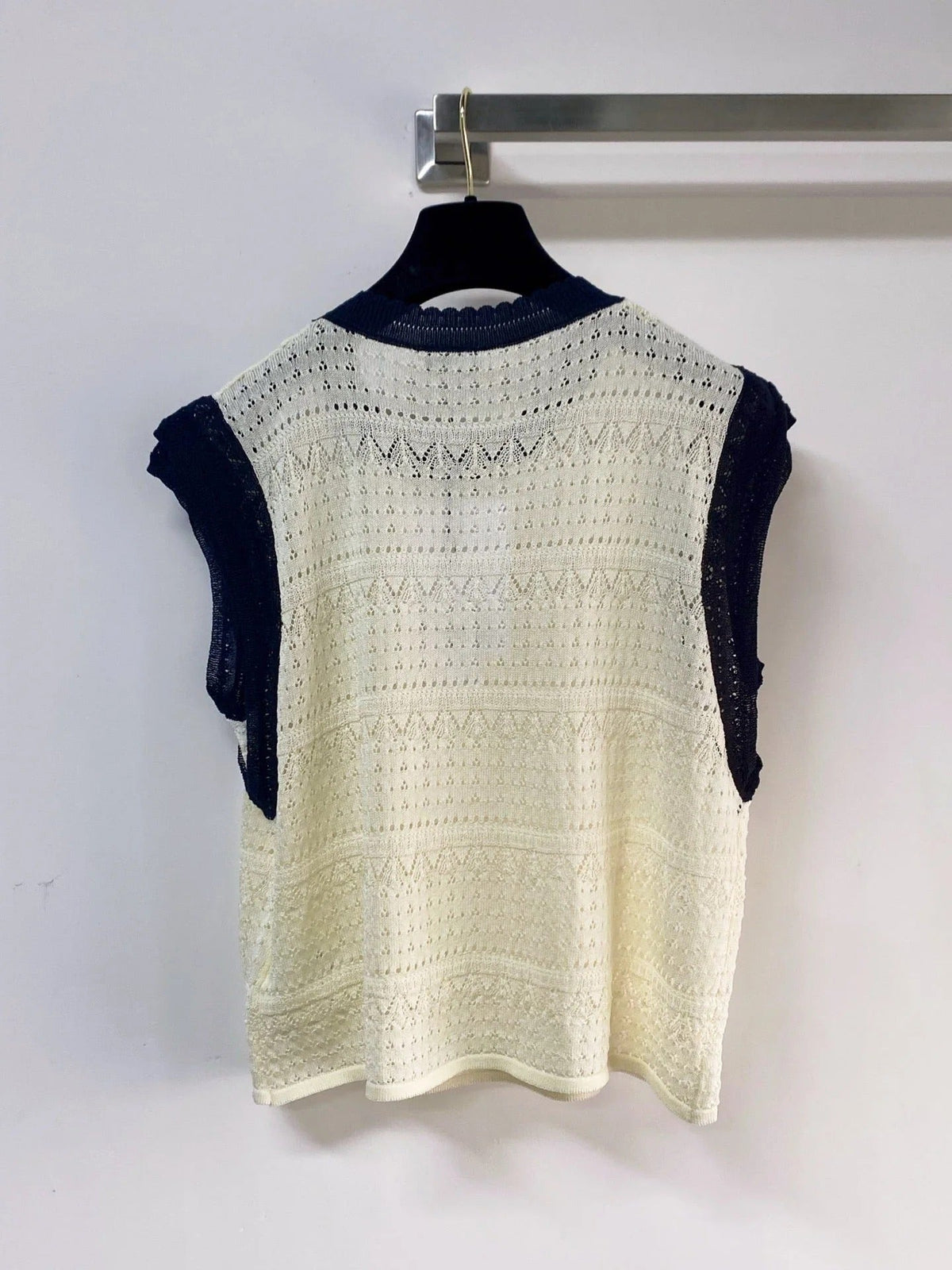 Chanel Vest Cream in Cotton 273028