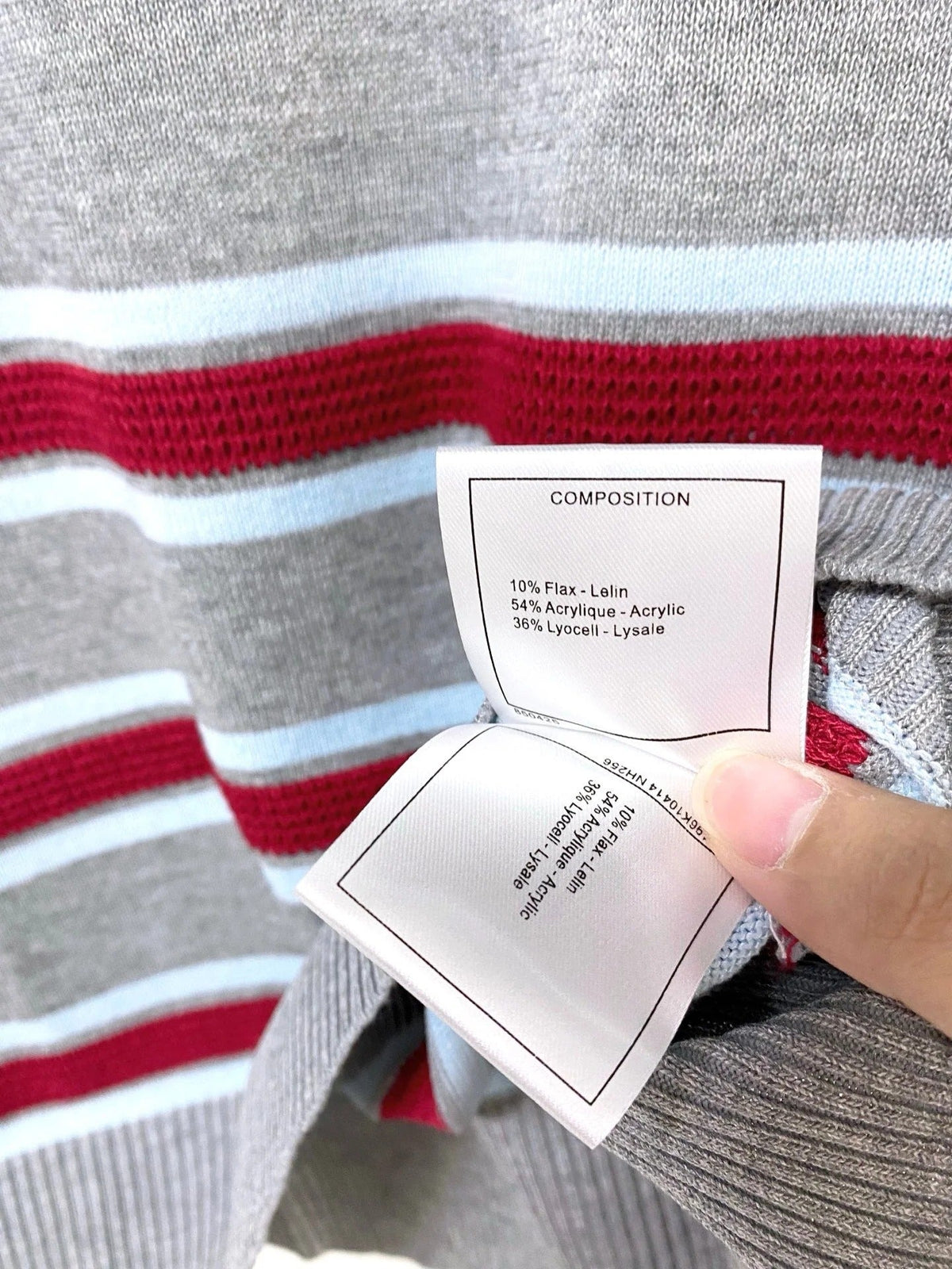 Chanel Short-Sleeve T-Shirt Gray in Acrylic 287140