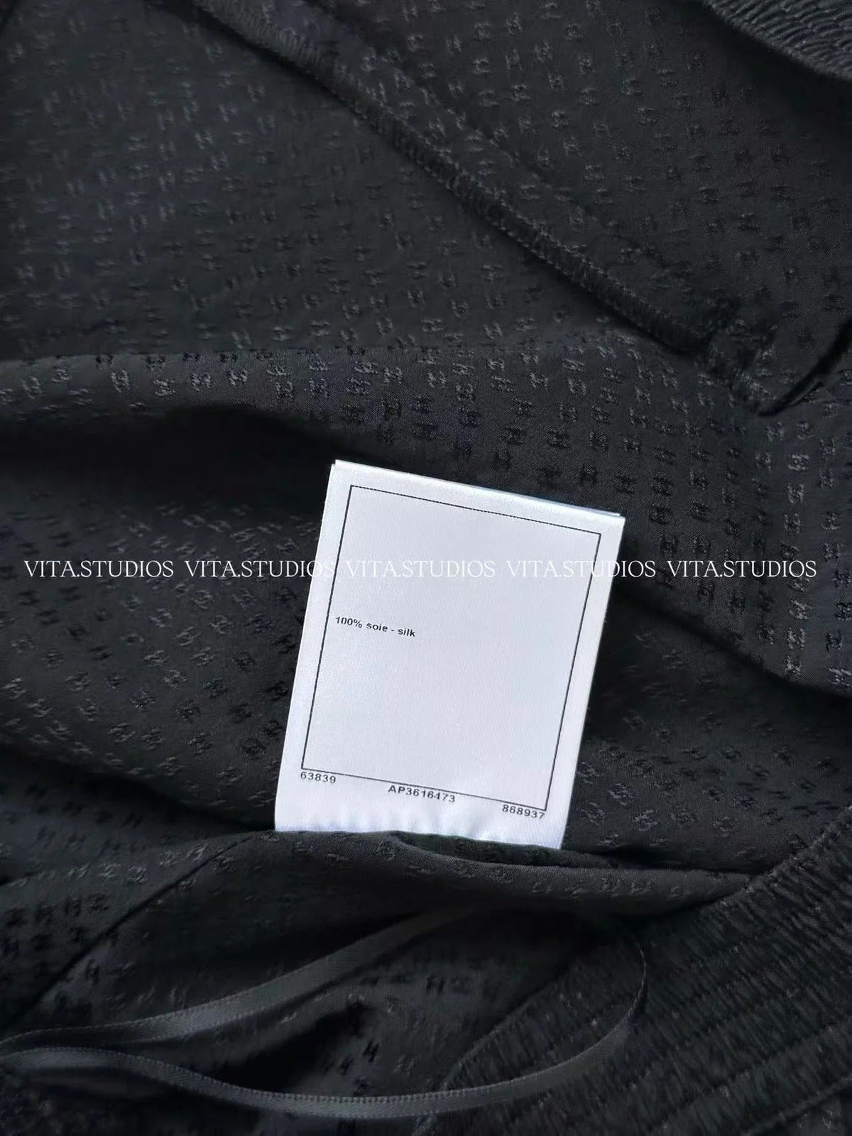 Chanel 26 Fishtail Skirt Black in Silk 298865