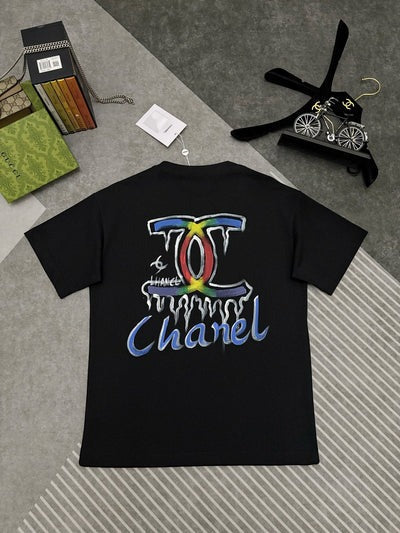 CC 2026 Short-Sleeve T-Shirt Rainbow Graffiti Cotton 431014
