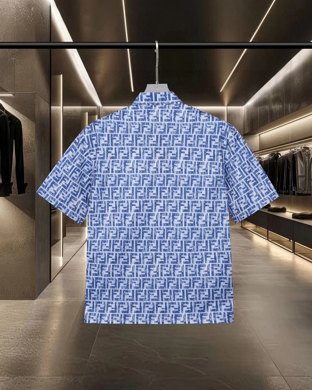 Fendi 2026 Men's Short-Sleeve Shirt Cashmere 801532