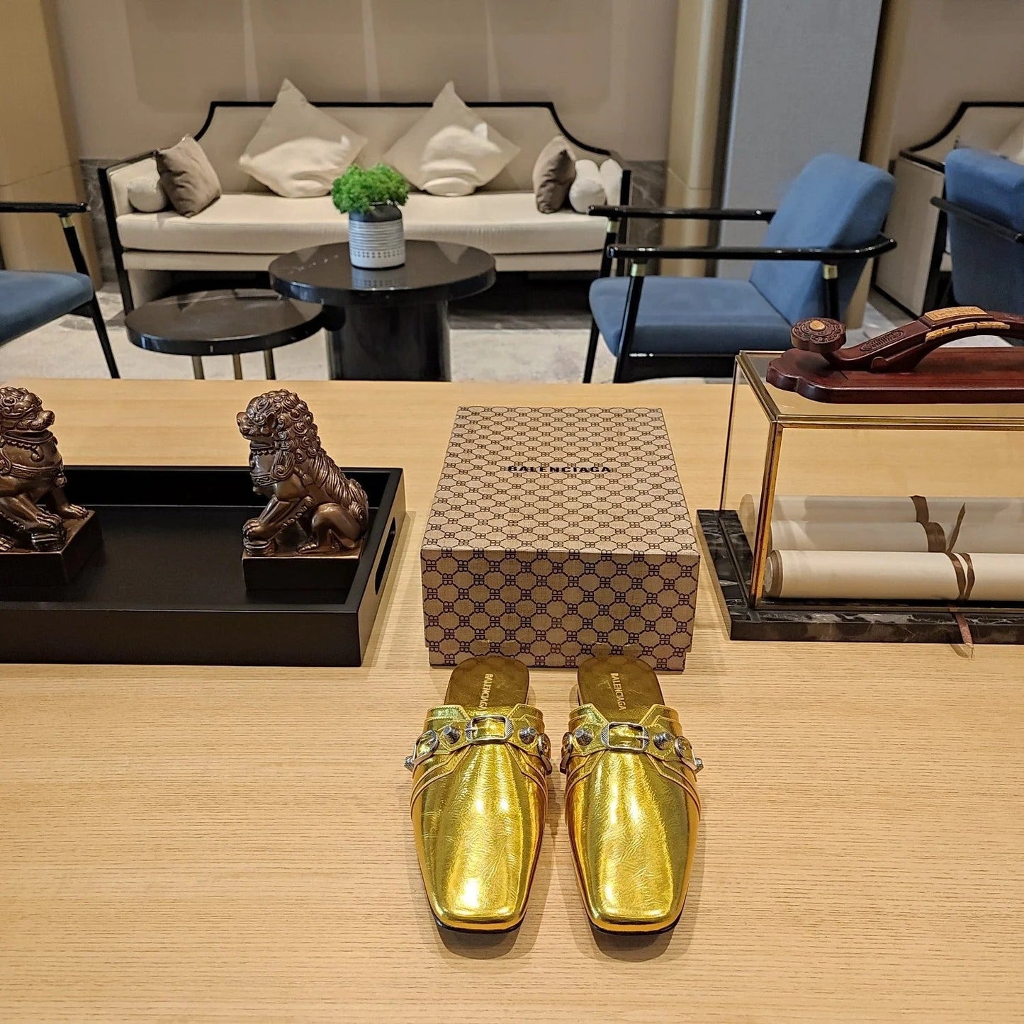 Balenciaga 26s Mules 25 Sheepskin