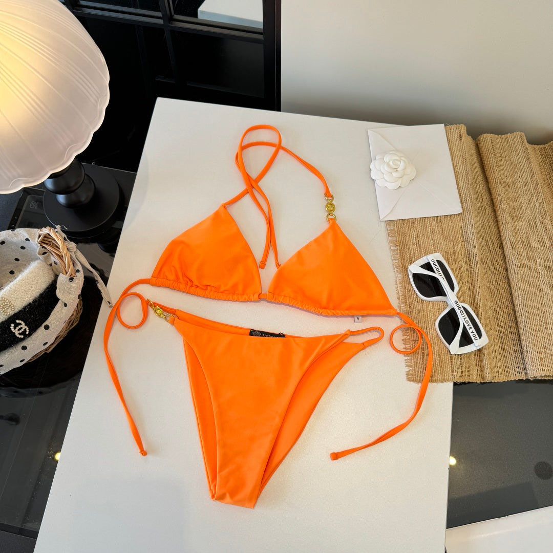 Versace Two-Piece Bikini Orange 203035
