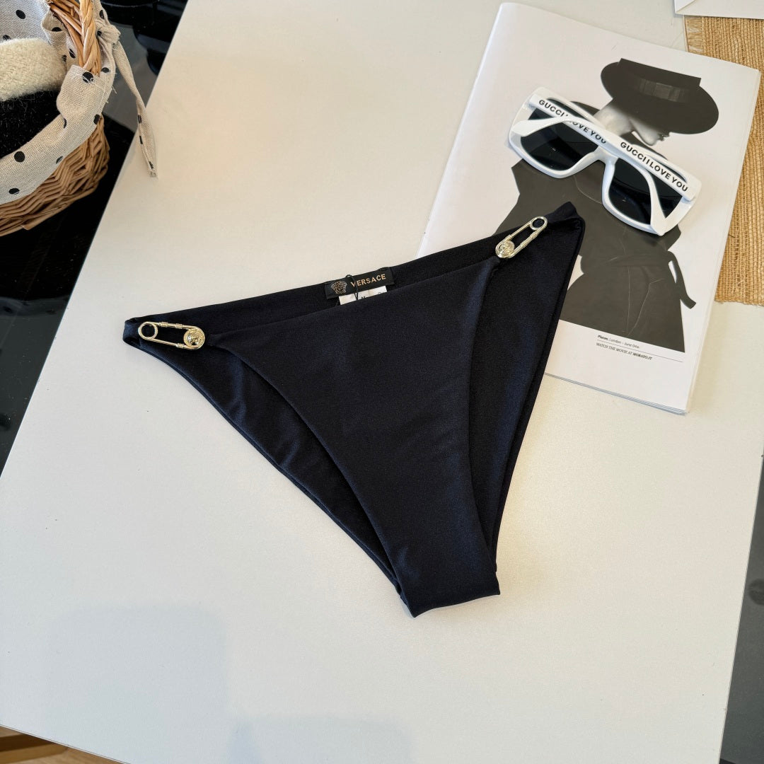 Versace Two-Piece Bikini Black 203036