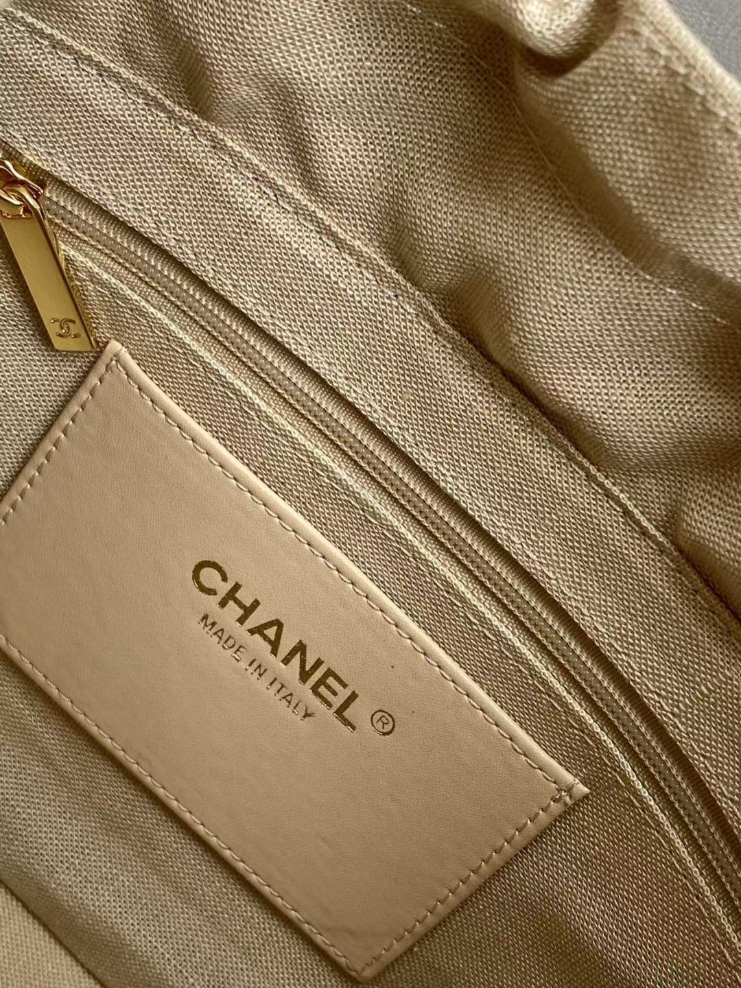 Chanel 2026 Basket Hobo Bag 35cm Grey Calfskin