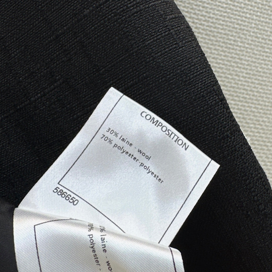 CC 26s Cruise 2026/27 Look 21 Blazer Black Cotton 409186