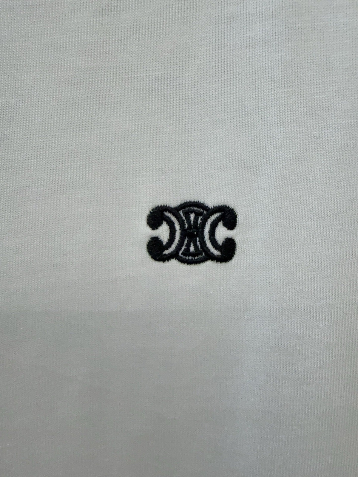 Celine Triomphe Embroidery T-shirt Cotton 351310