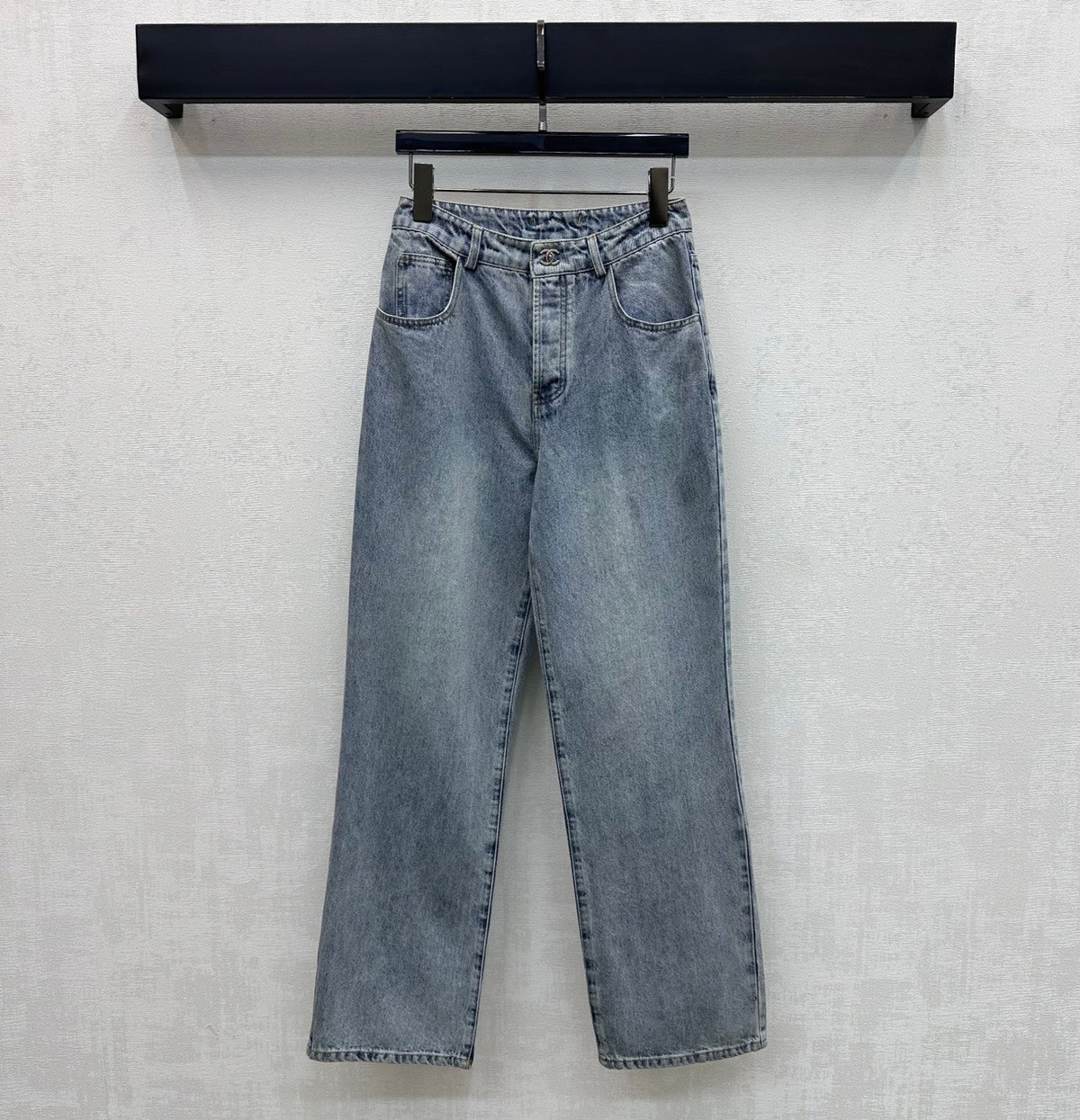 Chanel 2026 Jeans With Silver Buckle 359365