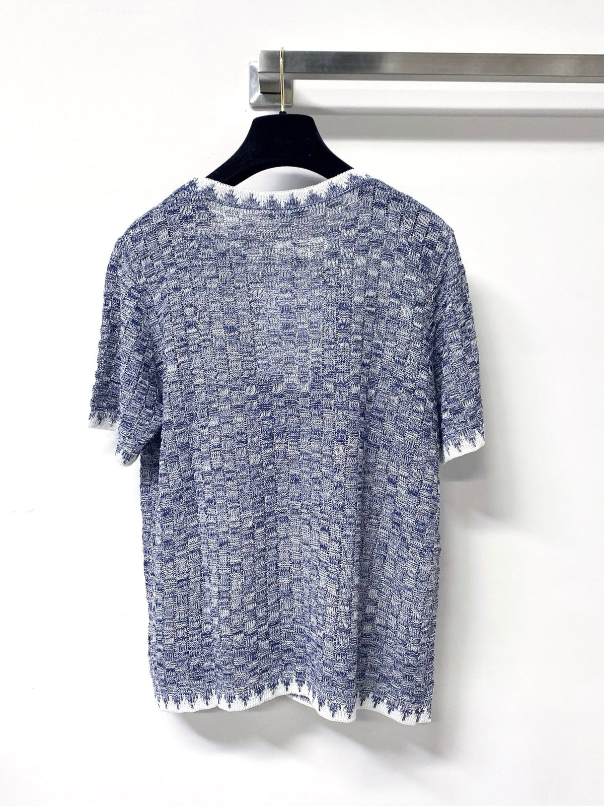Chanel 2026 Short-Sleeved Shirt Mercerized Wool 439836