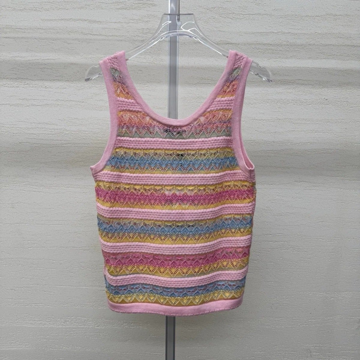 Chanel 2026 Crew Neck Vest Wool Acrylic 356917