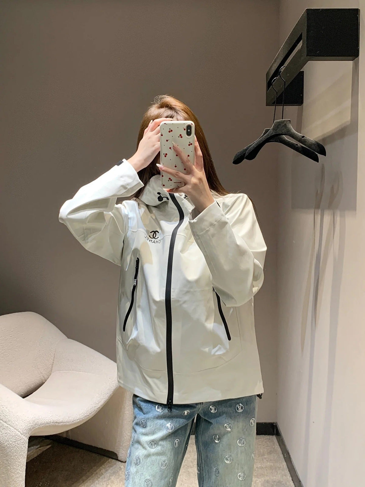 CHANEL 25S HOODED SPORTS JACKET 449