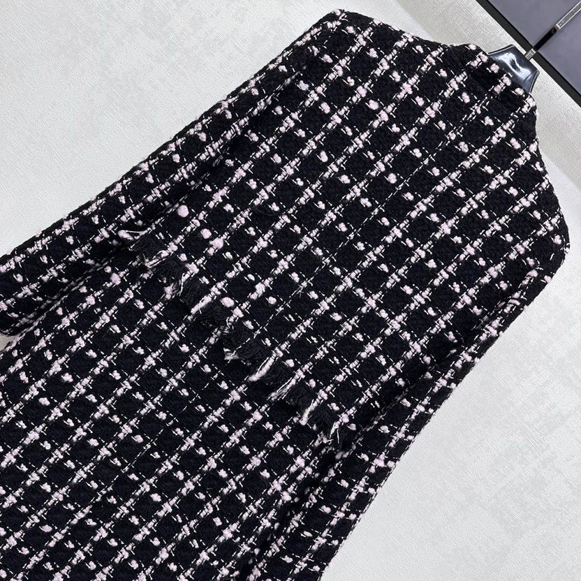CHANEL WOOL LONG DRESS COAT STYLE 267