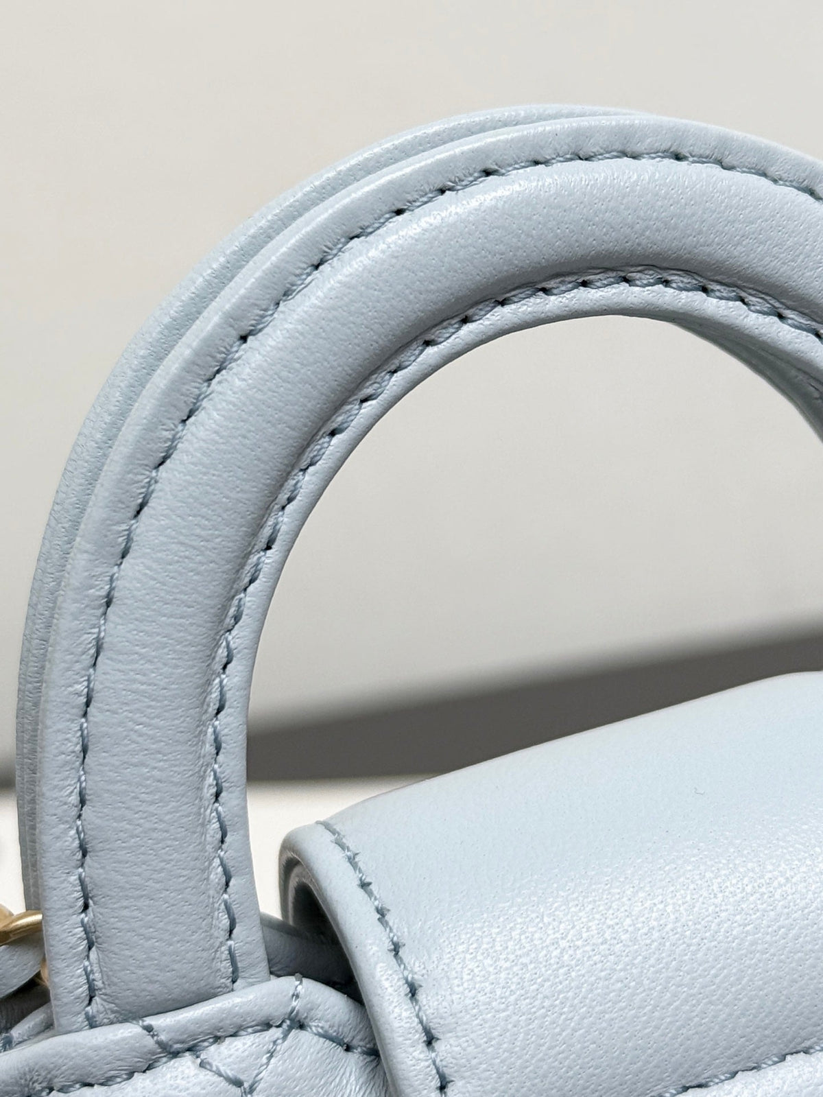CC 26 Mini Kelly Bag 10 Blue in Sheepskin