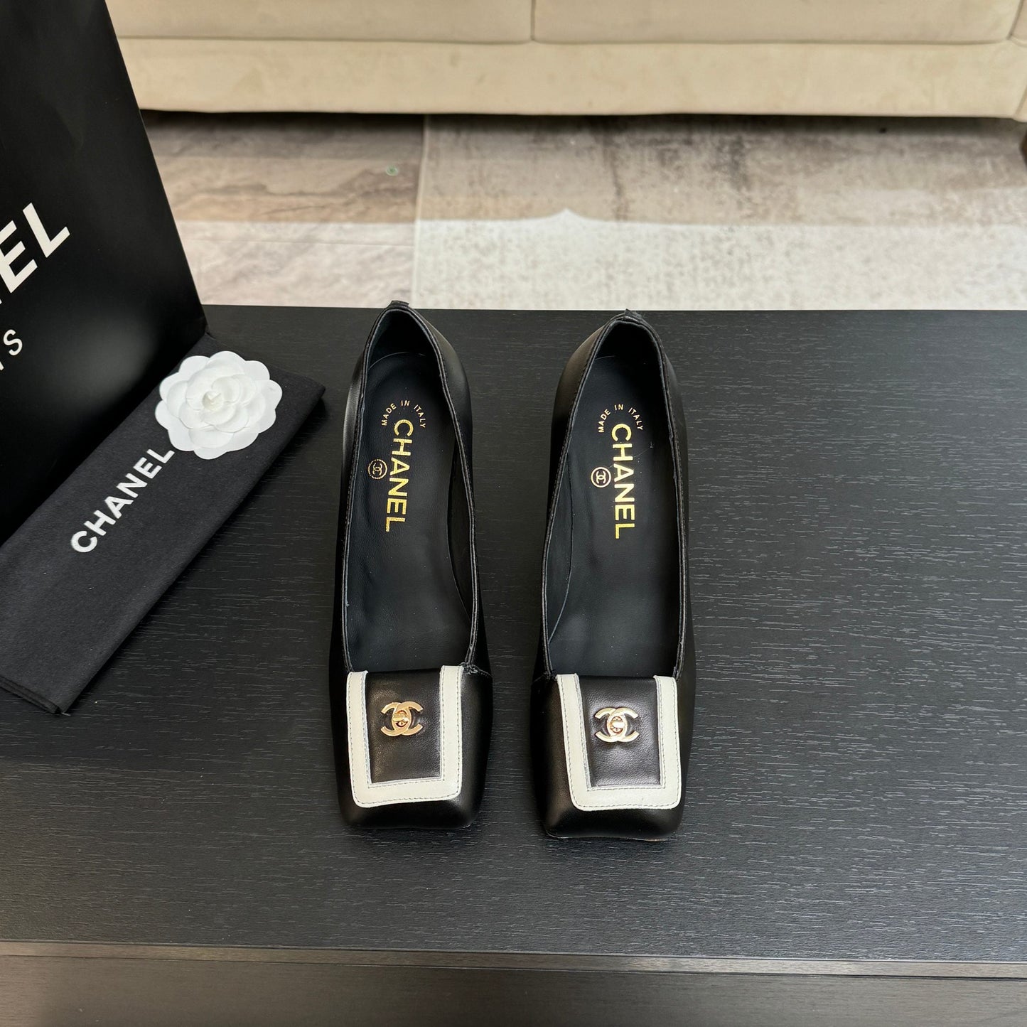 Chanel 2026 Pump Black Lambskin 653536