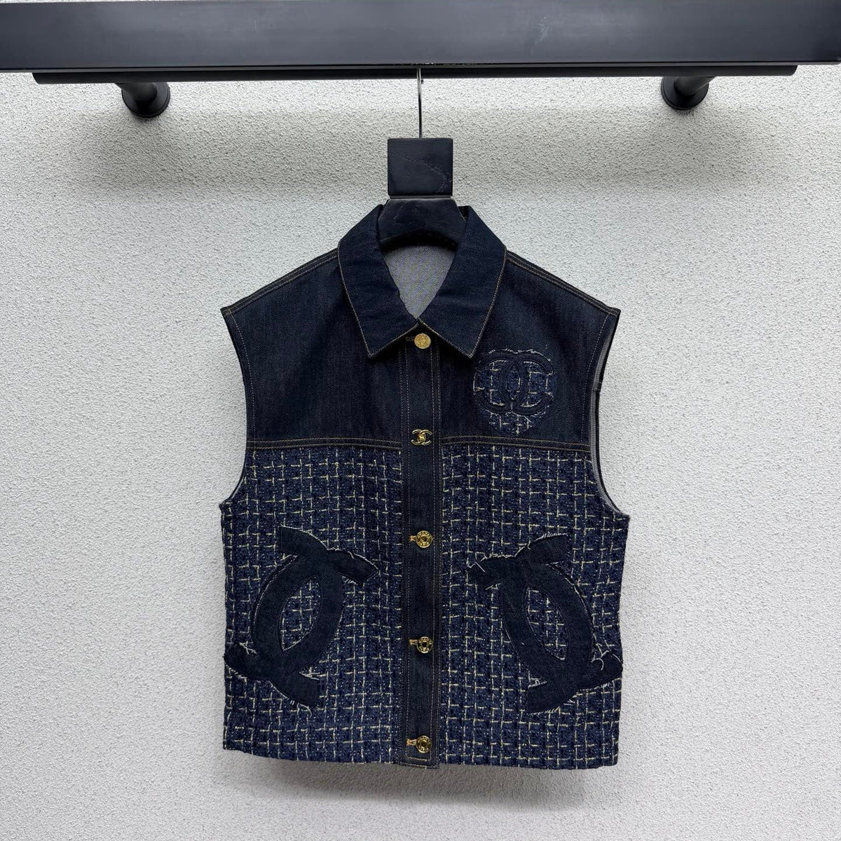 CC Vest Blue in Cotton 386147