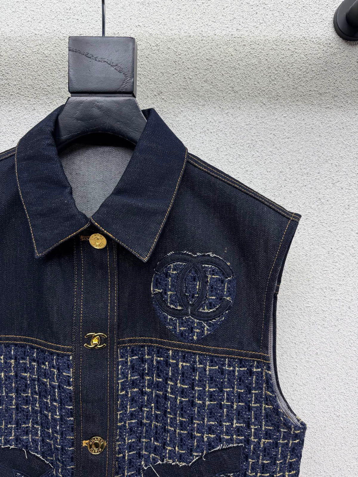 CC Vest Blue in Cotton 386147