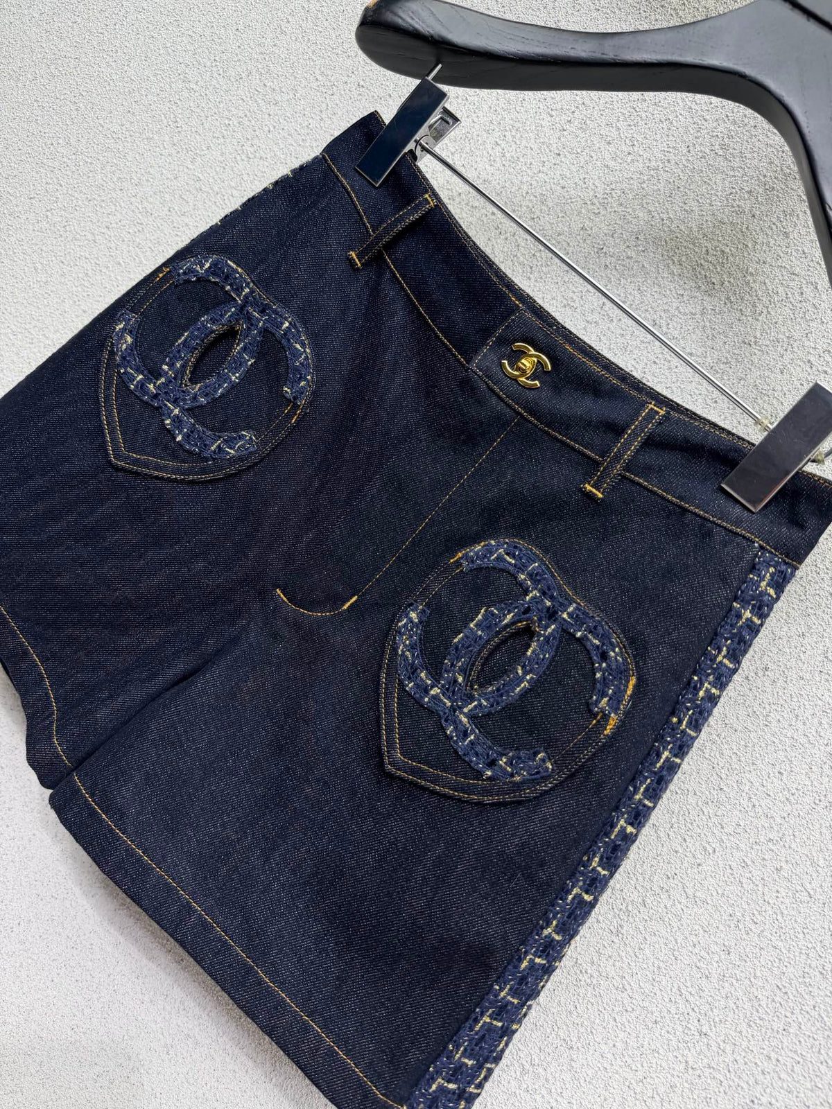 CC Shorts Blue in Cotton 386146