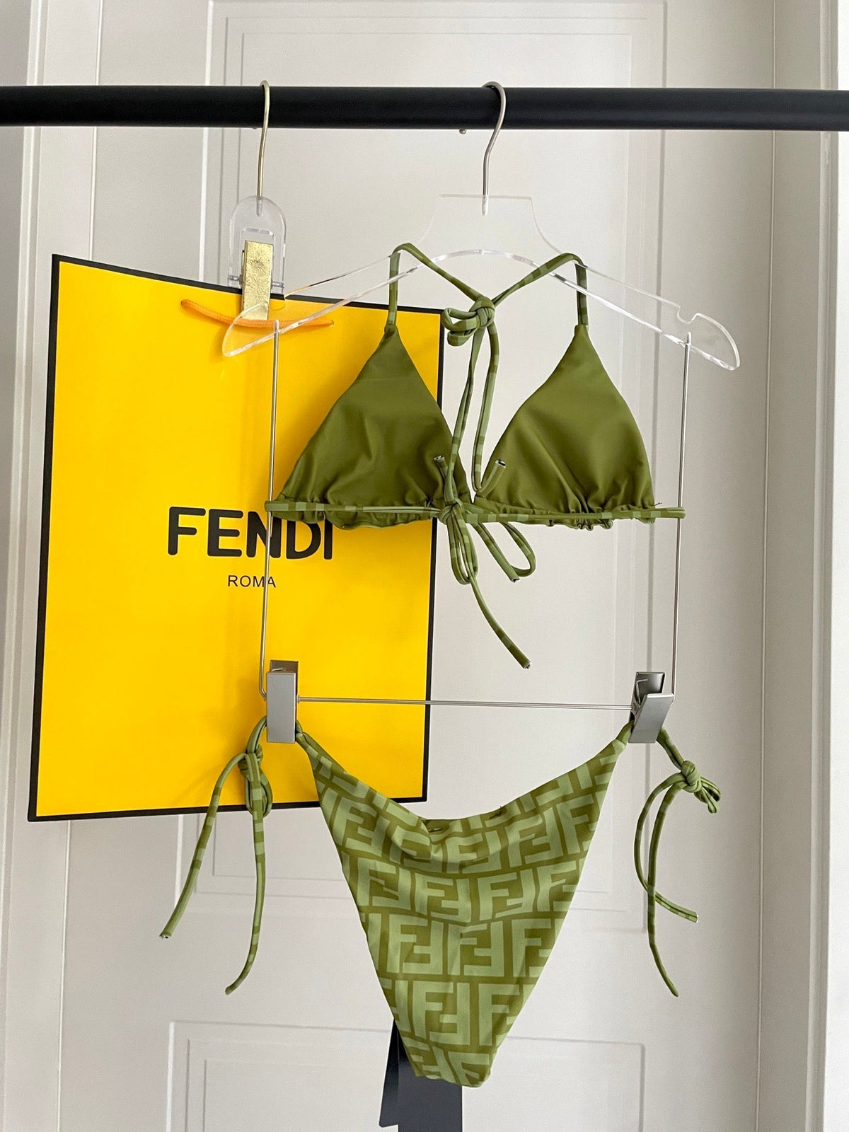 FF Swimsuit Green Polyamide 180511