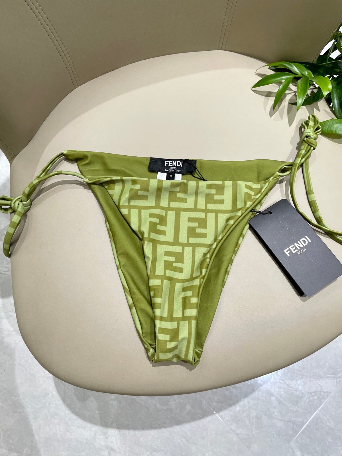 FF Swimsuit Green Polyamide 180511
