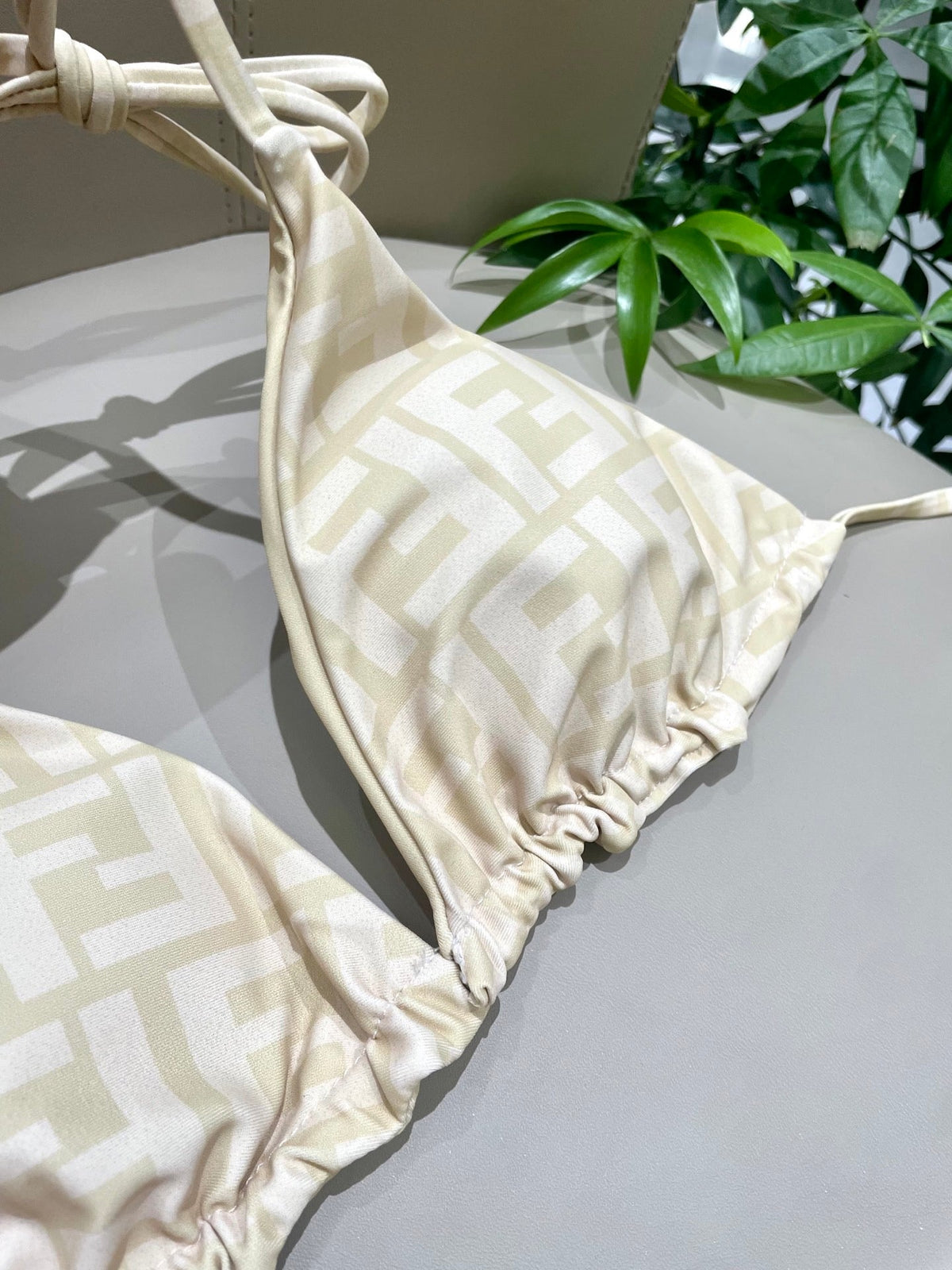 FF Swimsuit Beige Polyamide 180511