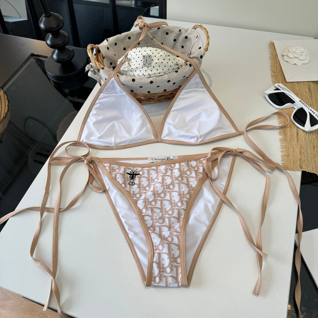 CD 26s Two-Piece Bikini Begie in Polyamide 241814