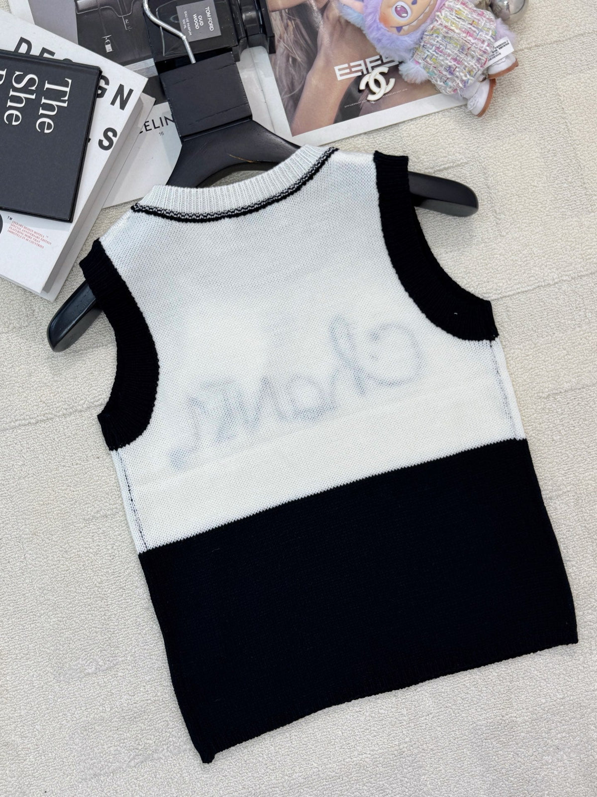 CC 26 Color-Blocked Vest in Tencel 386921