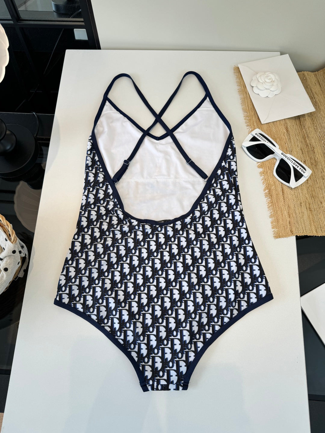 CD One-Piece Bikini Blue Navy in Polyamide 241829