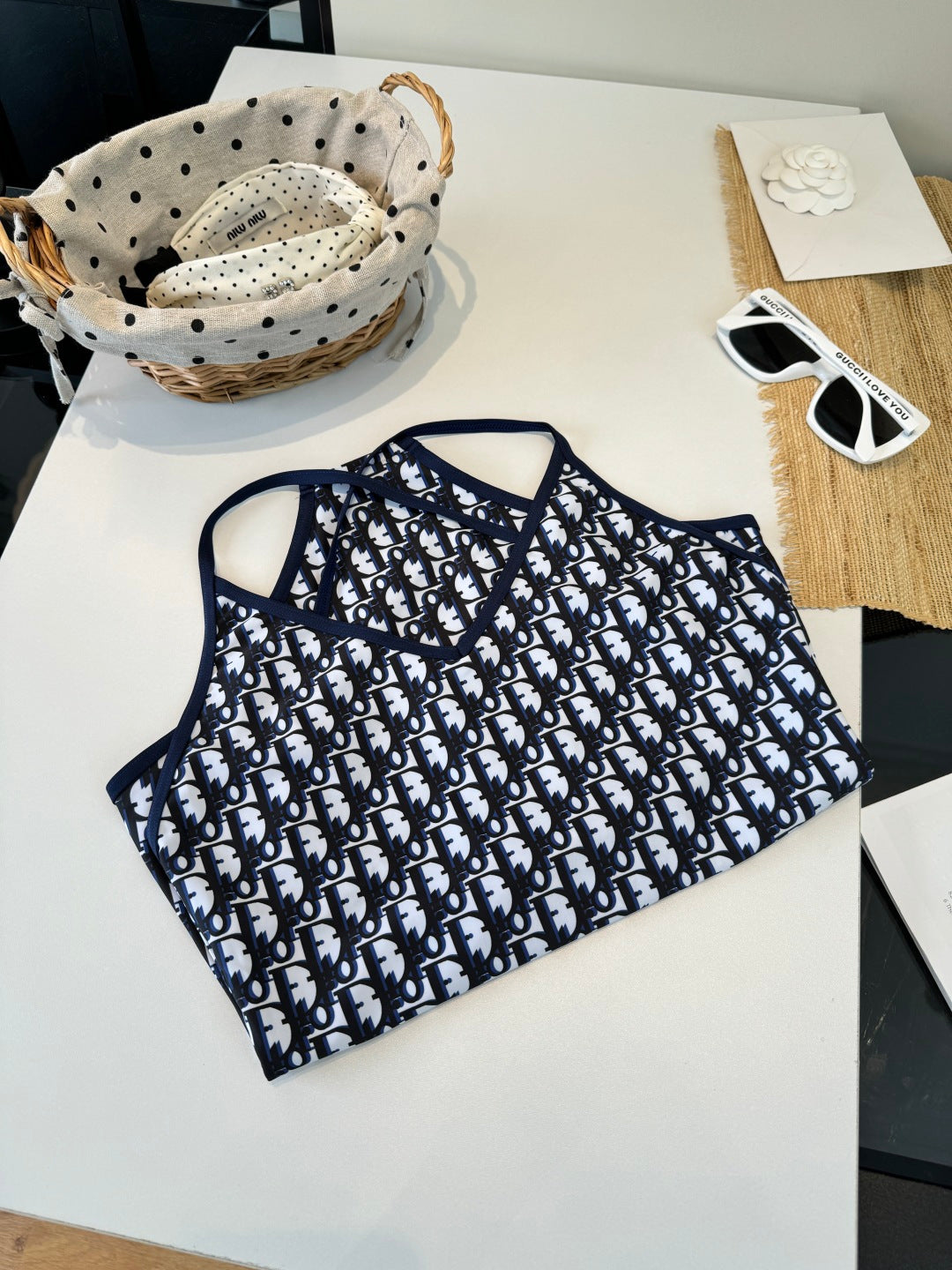 CD One-Piece Bikini Blue Navy in Polyamide 241829