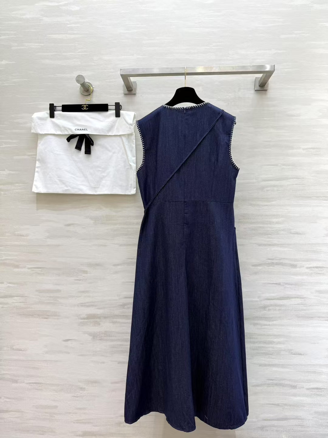 CC 26 Vintage Dress Navy Blue in Denim 388987