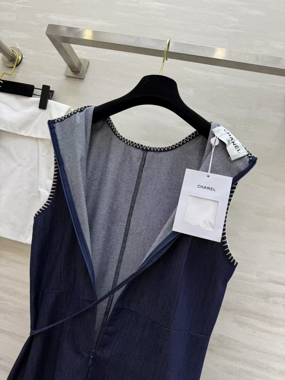 CC 26 Vintage Dress Navy Blue in Denim 388987