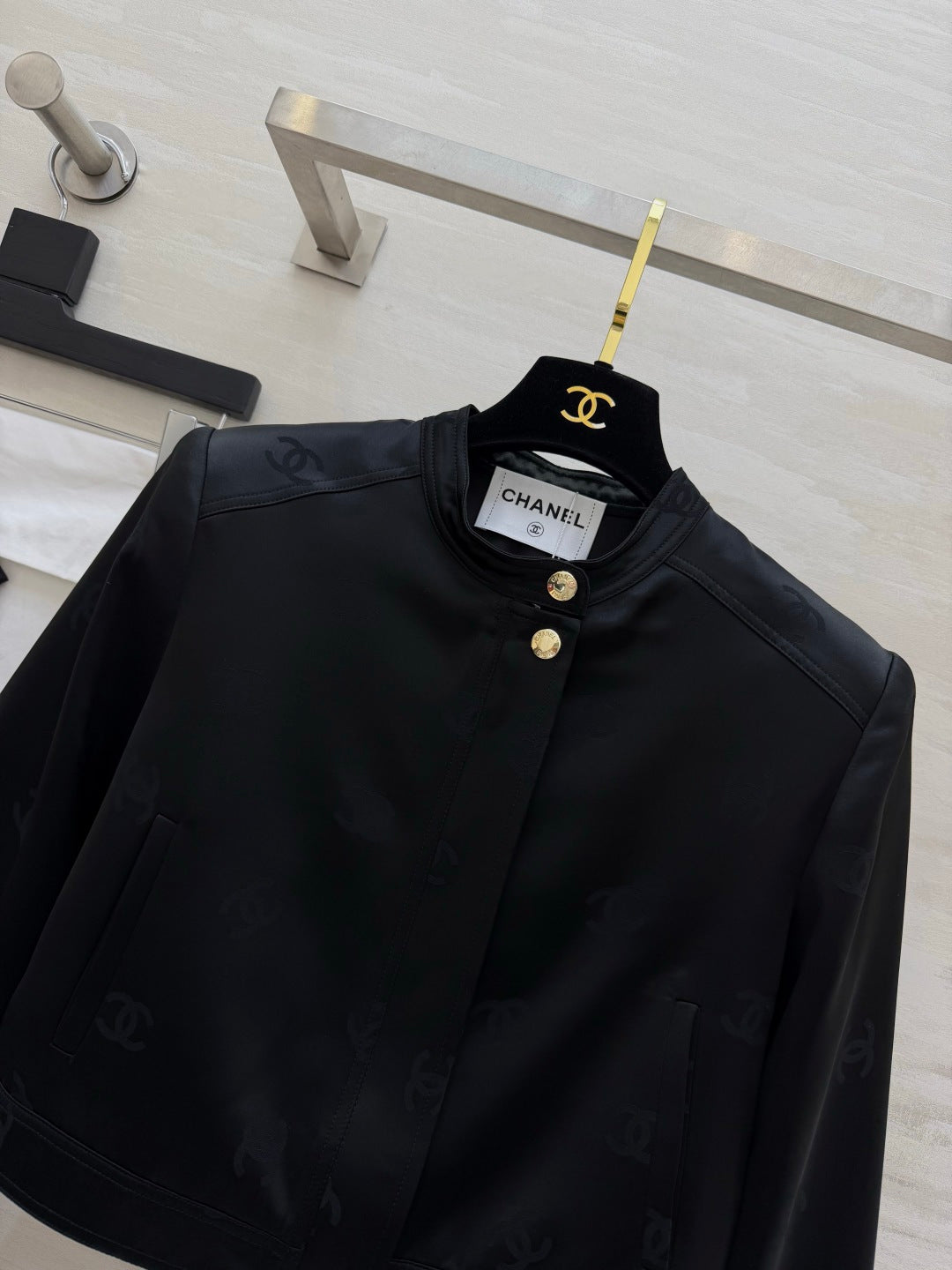 CC 26 Short Jacket Black in Acetate 388862