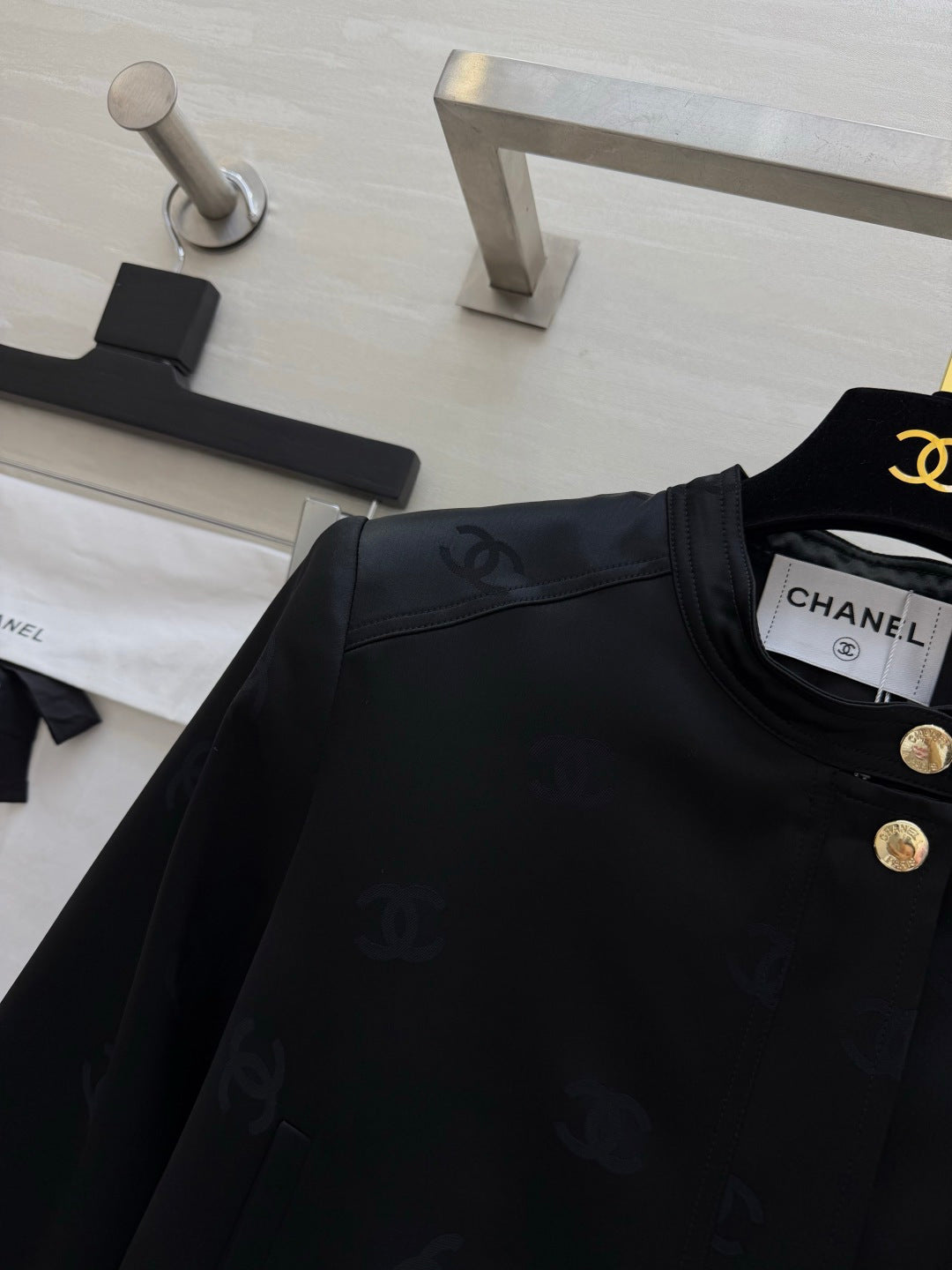 CC 26 Short Jacket Black in Acetate 388862