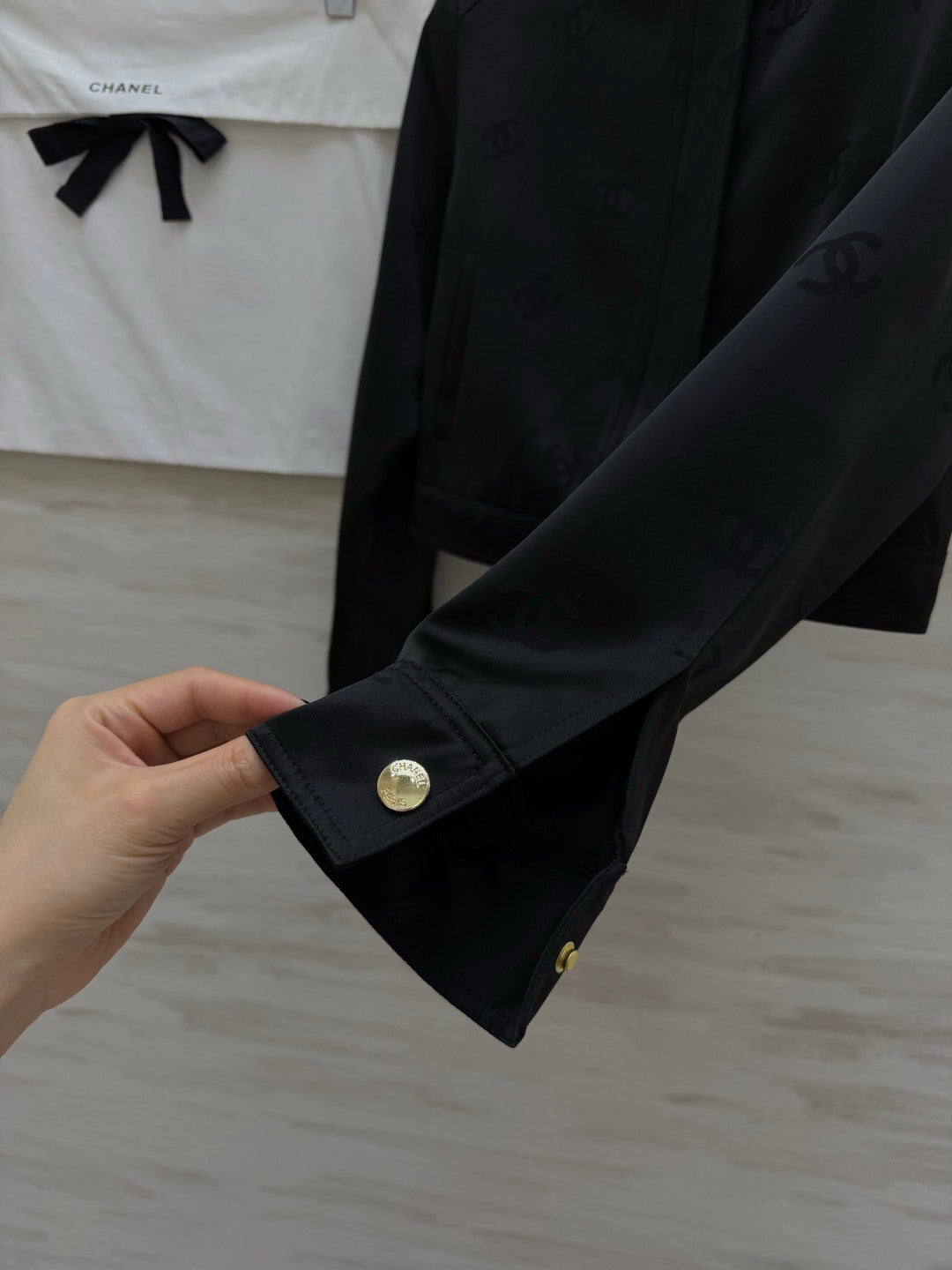 CC 26 Short Jacket Black in Acetate 388862