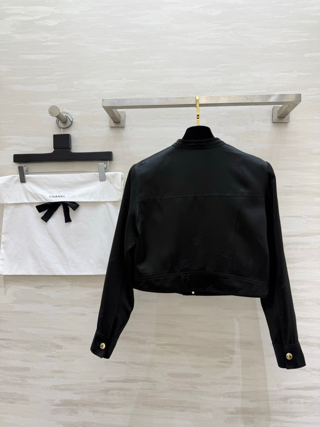 CC 26 Short Jacket Black in Acetate 388862