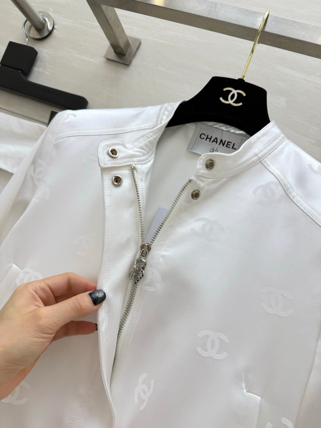 CC 26 Short Jacket White in Acetate 388860