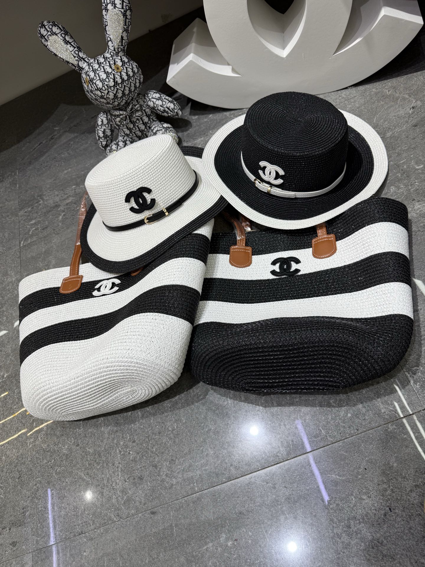 CC Tote Bag & Hat Set Plant Grass 209737