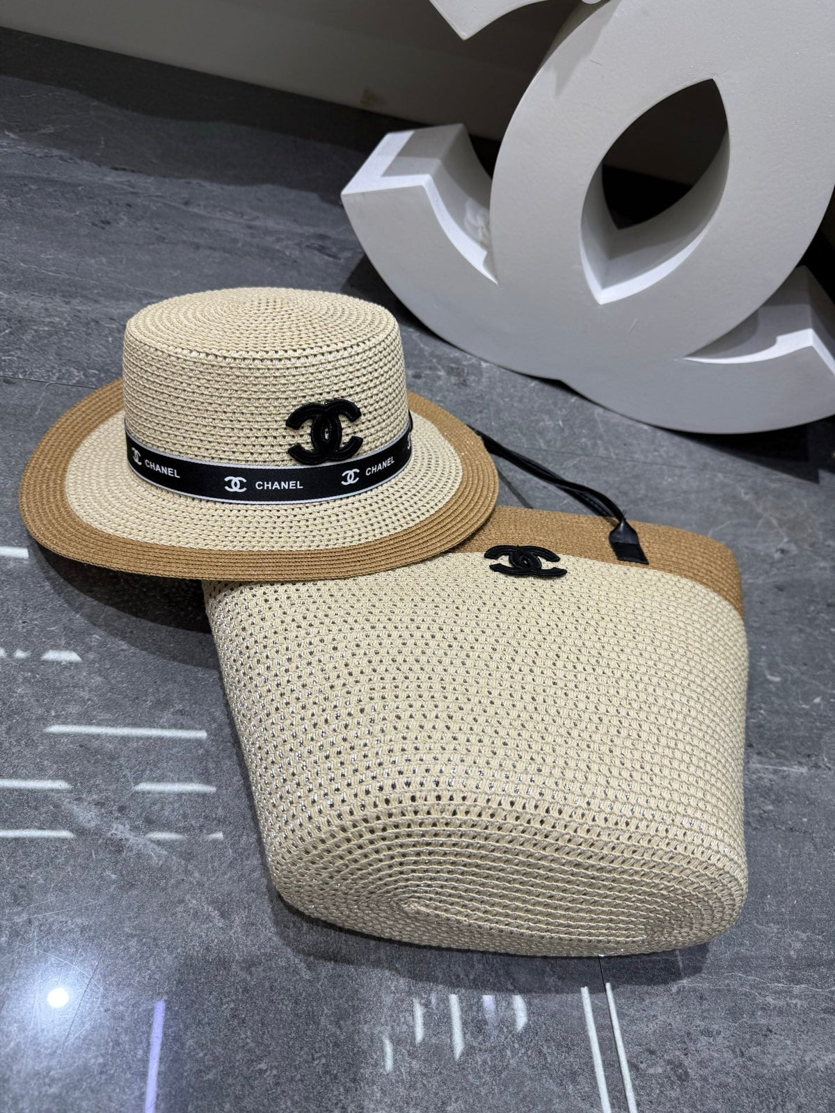 CC Tote Bag & Hat Set Plant Grass 209742